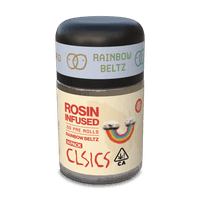 A photograph of CLSICS Rosin Preroll 14pk Hybrid Rainbow Beltz