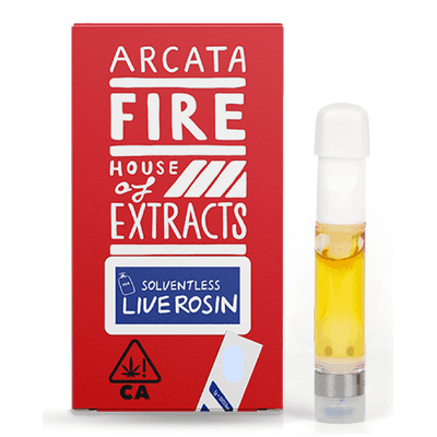 Arcata Fire 100% Live Rosin Cartridge 1g Indica Esensia OG