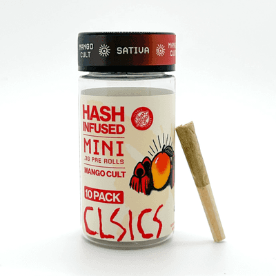 CLSICS Hash Preroll 10pk Sativa Mango Cult