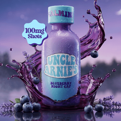 Uncle Arnie's Beverage 2oz Blueberry Night Cap 4:1 THC/CBN 100mg 12pk
