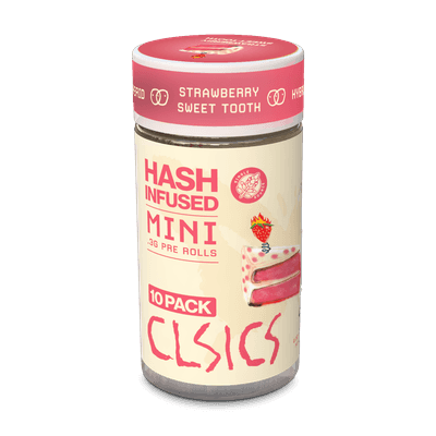 CLSICS Hash Preroll 10pk Hybrid Sweet Tooth