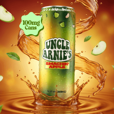 Uncle Arnie's Beverage 12oz Smacking Apple 100mg 12pk
