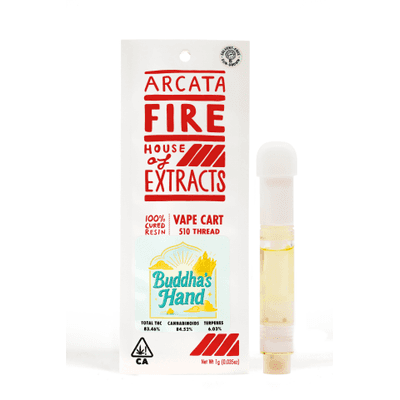 Arcata Fire 100% Cured Resin Cartridge 1g Sativa Buddhas Hand