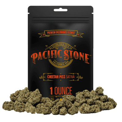 Pacific Stone Flower 28.0g Pouch Sativa Cheetah Piss 4ct