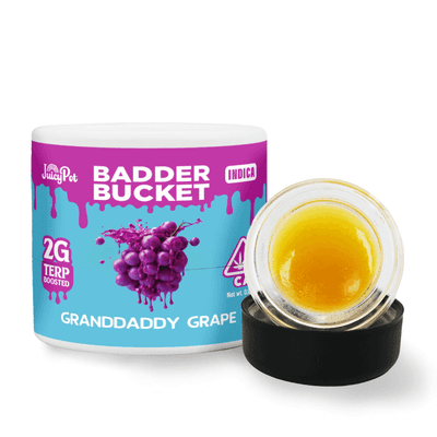 JuicyPot Badder Bucket 2g Indica Granddaddy Grape