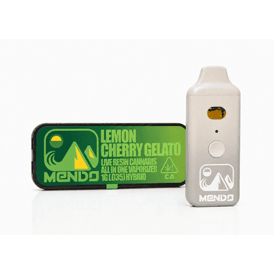 Mendo Live Resin All-In-One 1g Hybrid Lemon Cherry Gelato