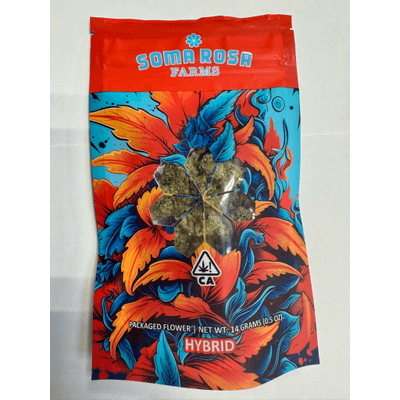 Soma Rosa Flower 14g Hybrid Spanish Barbara x Lemon Tree Skorange