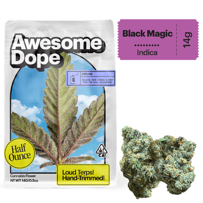 Awesome Dope Smalls Flower 14g Indica Black Magic
