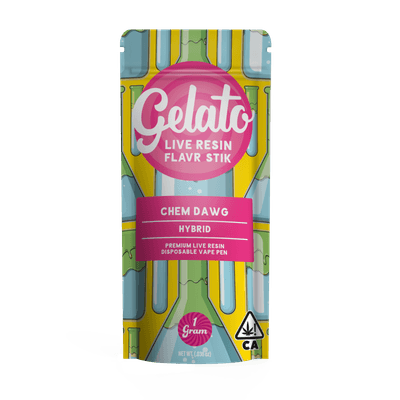 Gelato Live Resin All-In-One 1g Hybrid Chem Dawg 10pk
