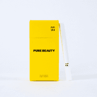 A photograph of Pure Beauty Cannabis Cigarettes 5pk Yellow Box Sativa 16ct