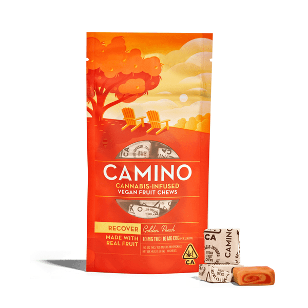 A photograph of Camino Chews Golden Peach CBG 1:1