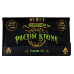 A photograph of Pacific Stone Roll Your Own Sugar Shake 14.0g Pouch Hybrid Cereal Milk