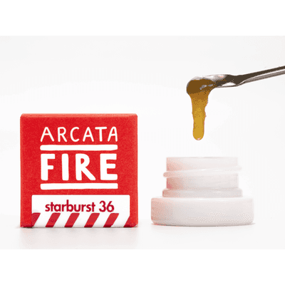 Arcata Fire 100% Live Resin Concentrate 1g Hybrid Starburst 36