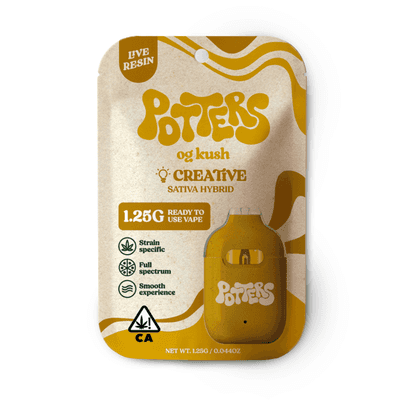 Potters Live Resin All-In-One 1.25g Sativa OG Kush