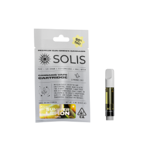 A photograph of Solis Cartridge 1g Sativa Summer Lemon