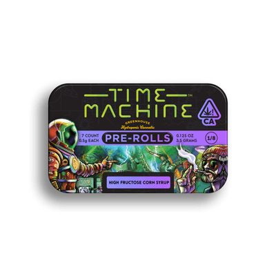 Time Machine Preroll 7pk Indica High Fructose Corn Syrup