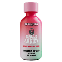 A photograph of Uncle Arnie's Beverage 2oz Strawberry Kiwi 100mg