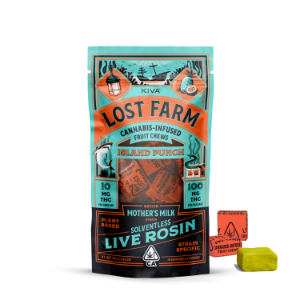 A photograph of Lost Farm Chews Island Punch Mothers Milk