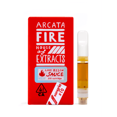 Arcata Fire 100% Live Resin Cartridge 1g Sativa Sangria #10