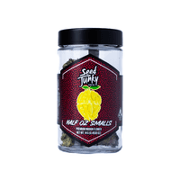 A photograph of Seed Junky Smalls Flower 14g Sativa Lemon Fruz