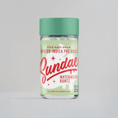Sundae Infused Preroll 5pk 2.5g Indica Watermelon Runtz