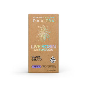 A photograph of PAX Live Rosin Pod 1g Hybrid Guava Gelato