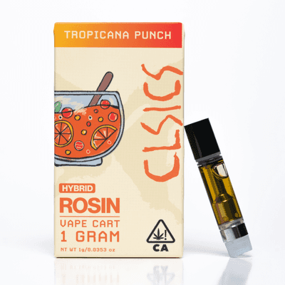 CLSICS Live Rosin Cartridge 1g Hybrid Tropicana Punch