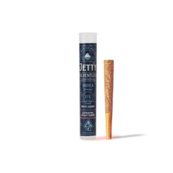 A photograph of Jetty 1g Solventless Preroll White Cherry