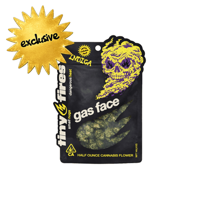 Tiny Fires Flower 14g Indica Gas Face