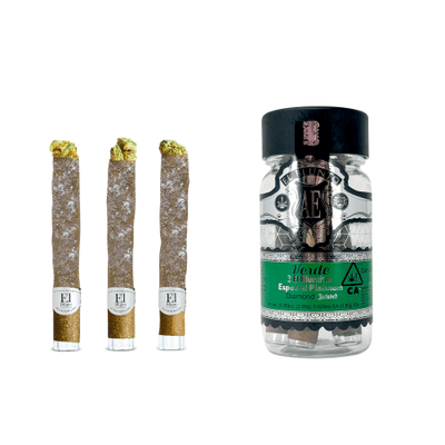 El Blunto Especial Platinum Diamond Bluntito .85g Sativa Verde 3pk 2.55g