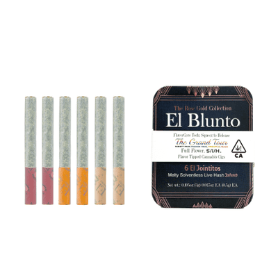 El Blunto FlavorCore Variety Hash Jointito .5g The Grand Tour 6pk 3g