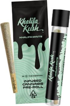 A photograph of Khalifa Infused Preroll 1.5g Hybrid Mints