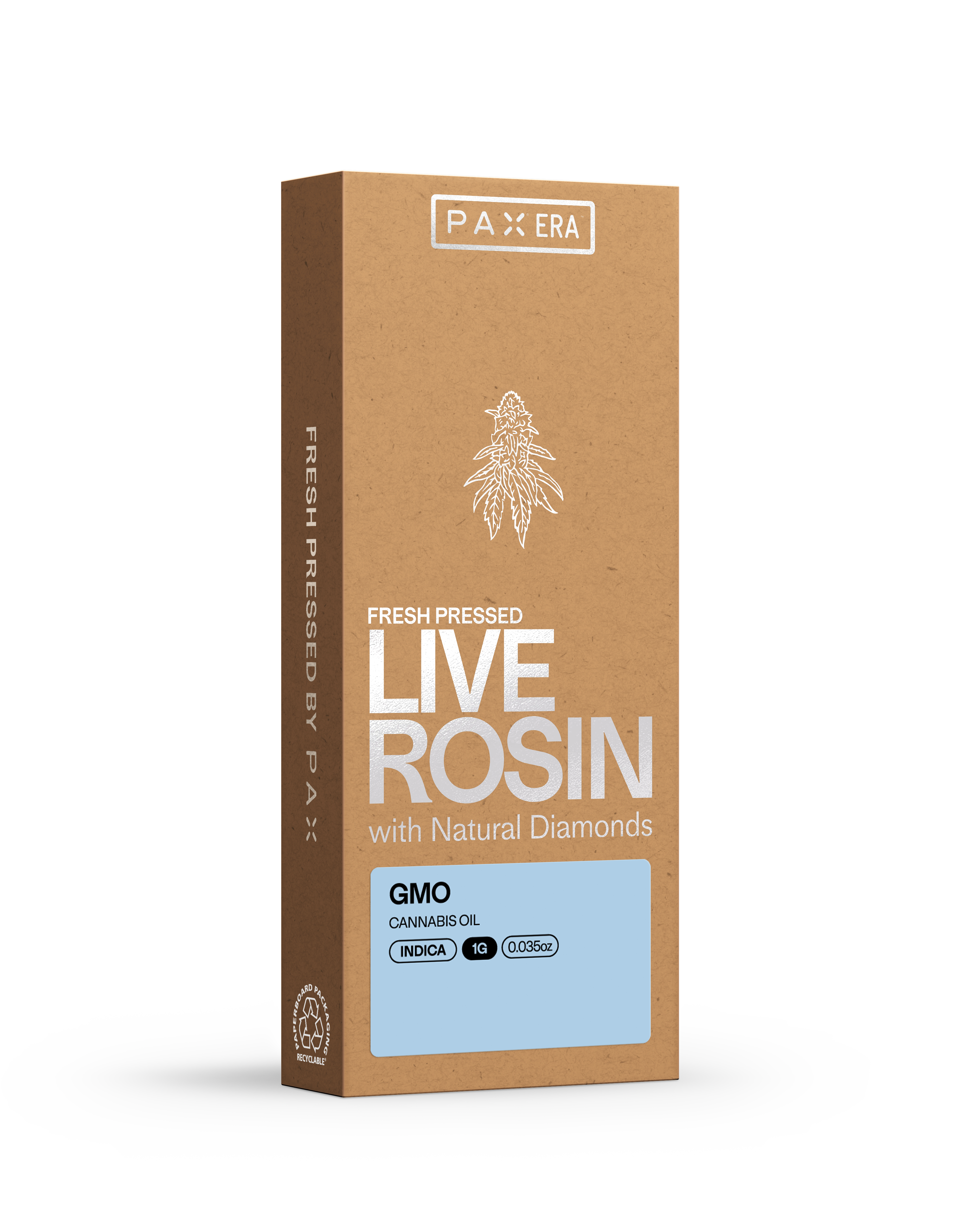 A photograph of PAX Live Rosin Pod 1g GMO