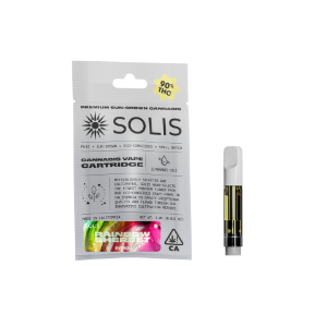 A photograph of Solis Cartridge 1g Hybrid Rainbow Sherbet