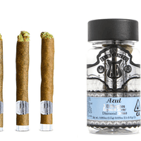 A photograph of El Blunto Especial Silver Diamond Bluntito .85g Indica Azul 3pk 2.55g