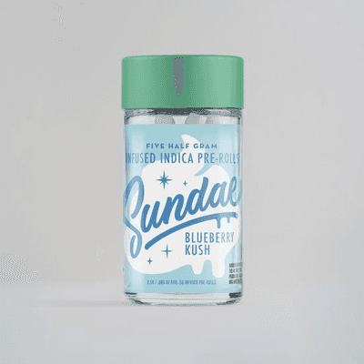 Sundae Infused Preroll 5pk 2.5g Indica Blueberry Kush