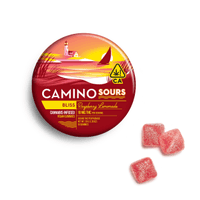 A photograph of Camino Sours Raspberry Lemonade (100mg/10ct)