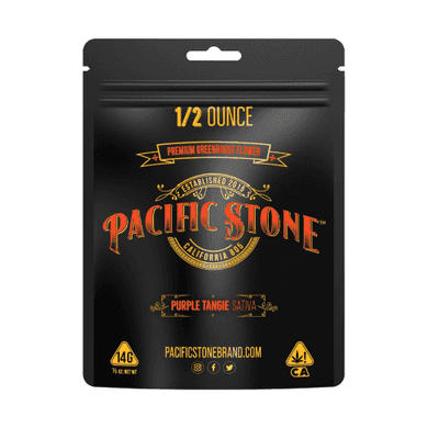 Pacific Stone Flower 14.0g Pouch Sativa Purple Tangie 8ct