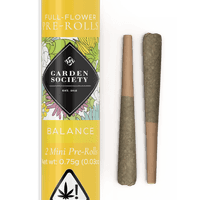 A photograph of Garden Society Pre-Roll 0.375g Hybrid Platinum OG 2pk 0.75g