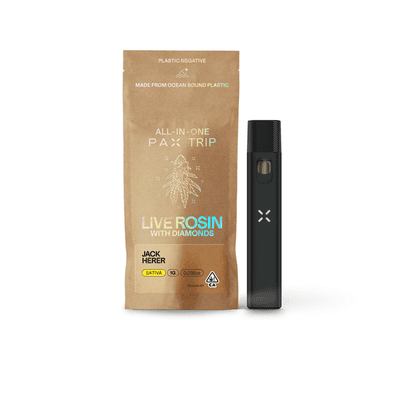 PAX Trip All-In-One Live Rosin with Diamonds 1g Sativa Jack Herer