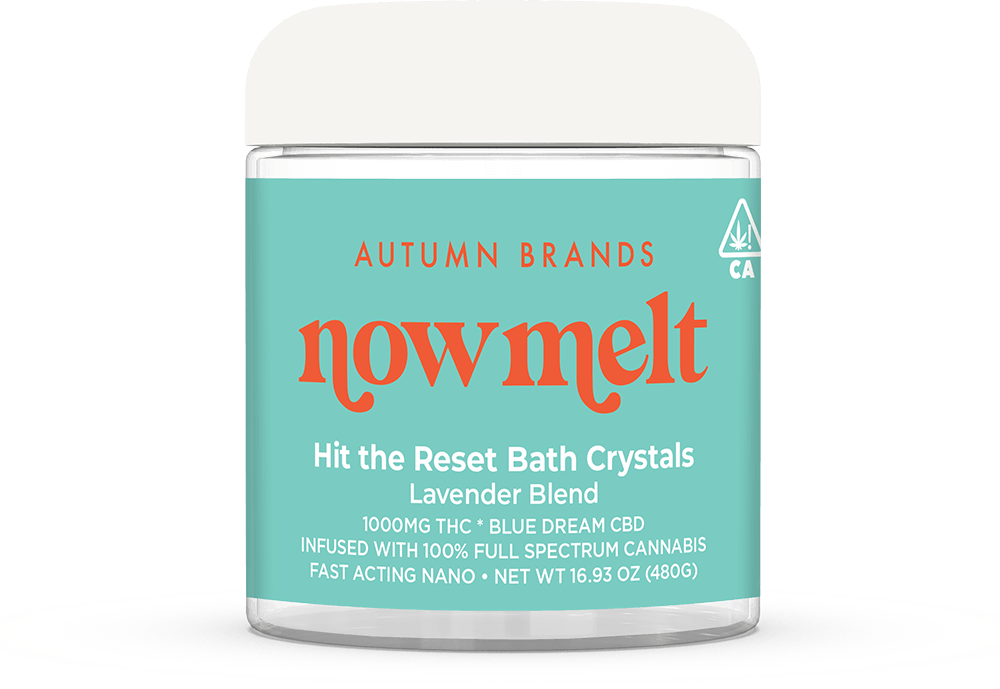 A photograph of Autumn Brands Hit the Reset Bath Crystals Lavender