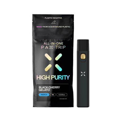 PAX Trip All-In-One High Purity THC 1g Indica Black Cherry Gelato