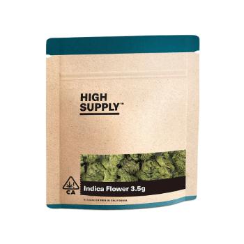A photograph of High Supply Flower 3.5g Indica Cereal Milk