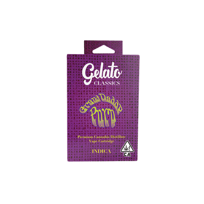 Gelato Classics Cartridge 1g Indica Grand Daddy Purp 10pk