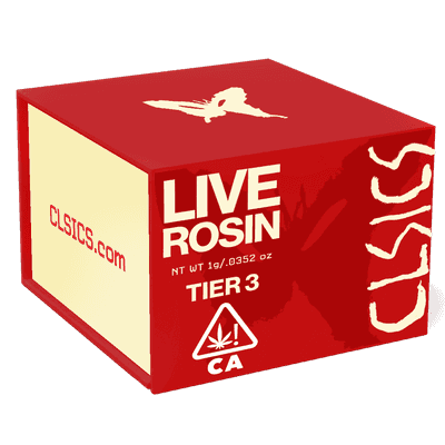 CLSICS Tier 3 Live Rosin 1g Indica ATF
