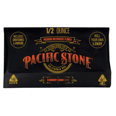 Pacific Stone Roll Your Own Sugar Shake 14.0g Pouch Sativa Starberry Cough