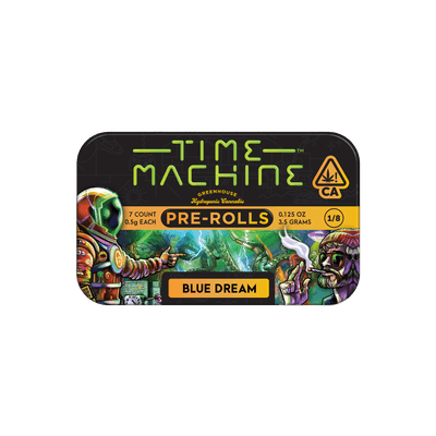 Time Machine Preroll 7pk Sativa Blue Dream