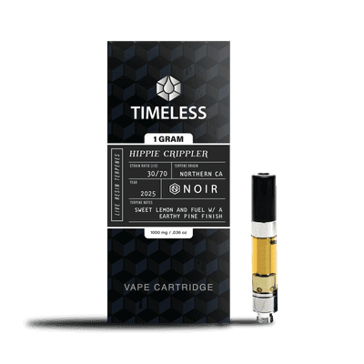 Timeless Cartridge Noir 1g Hippie Crippler