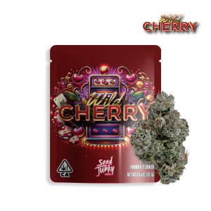 A photograph of Seed Junky Smalls Flower 3.5g Wild Cherry (I)