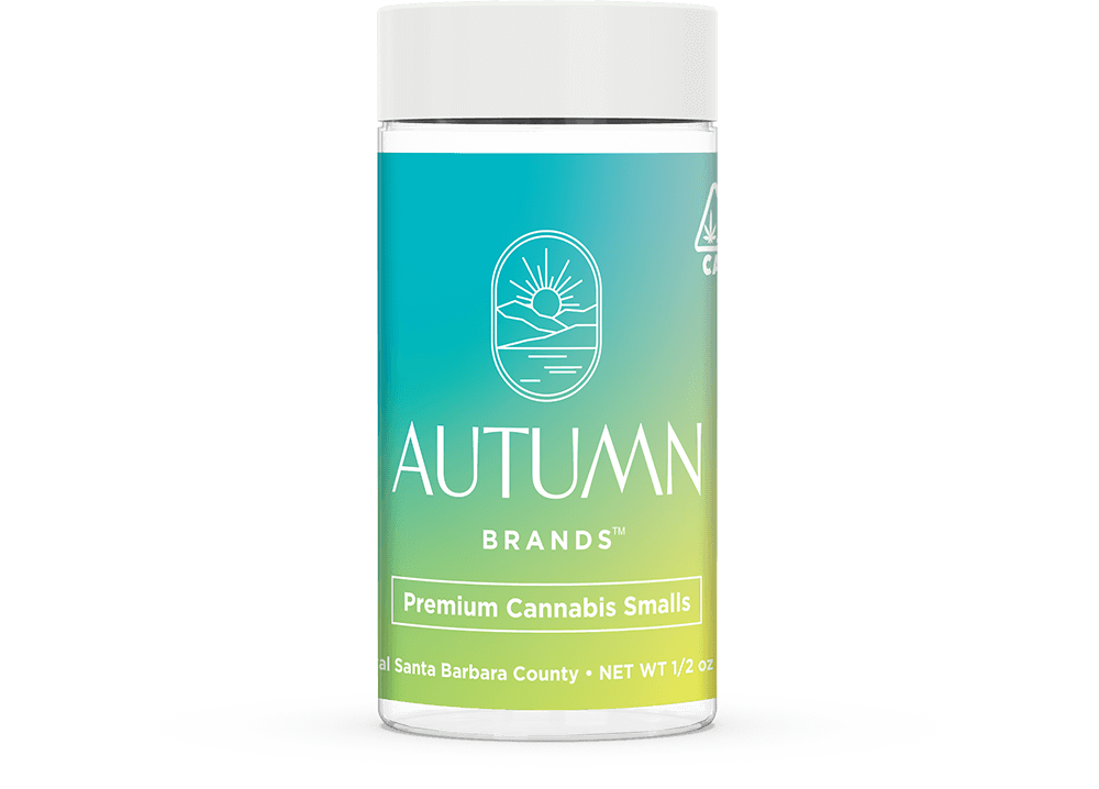 A photograph of Autumn Brands Smalls Flower 14g Sativa Jet Fuel Gelato